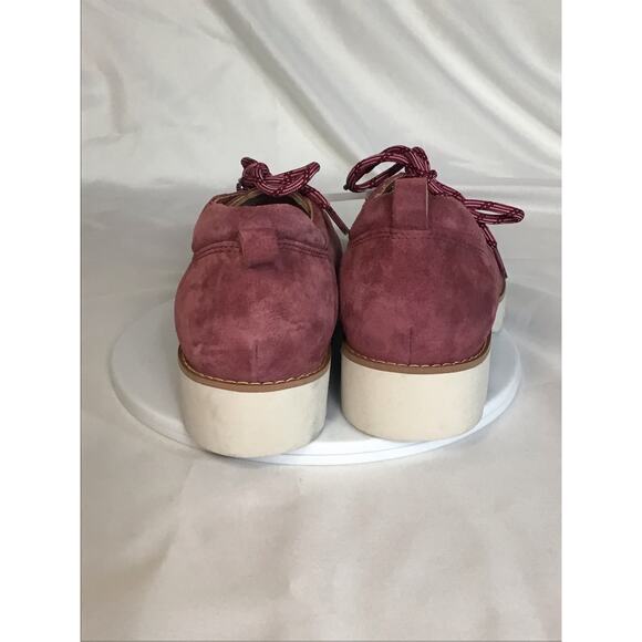 Vionic Women's Charm Ballari Oxford Lace Up Loafers in suede Sz. 7 Purple NWOT - Picture 4 of 9